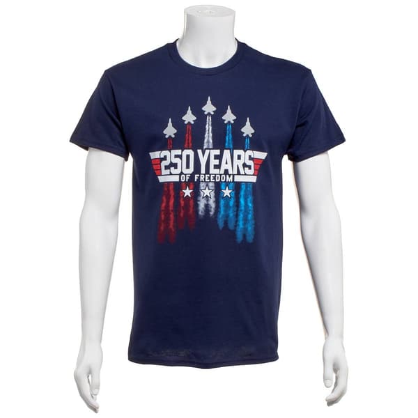 Mens Home of the Brave Jet Smoke 250 Years Graphic Tee - image 