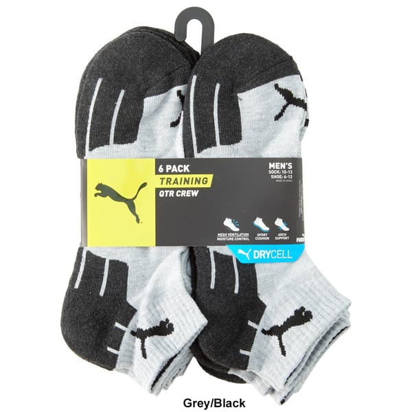 Mens Puma 6pk. Quarter Socks