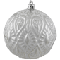 Northlight Embossed Raindrops Christmas Glass Ball Ornament - image 4