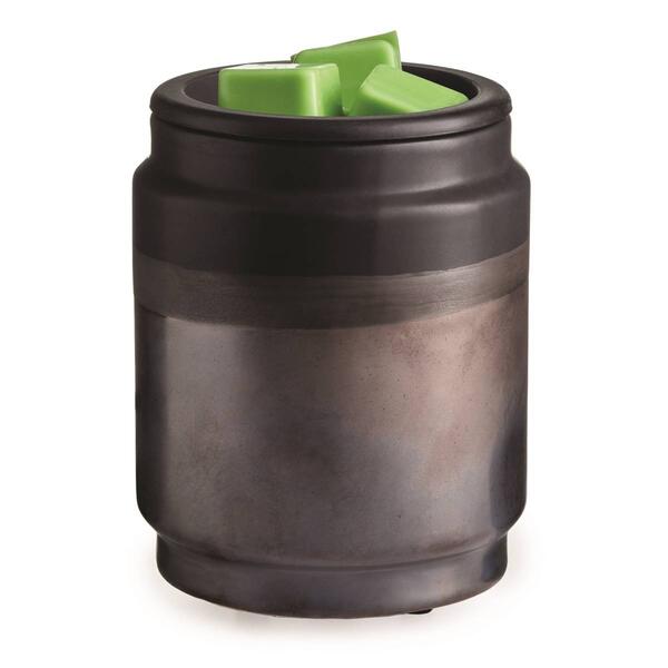 Candle Warmers Etc. Black Dipped Flip Dish Wax Warmer - image 