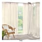 Elrene Darien Sheer Adhesive Loop Tab Top Window Curtain Panel - image 3