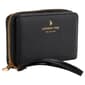 Womens London Fog Dani Smooth Single Zip Around Wristlet - image 2