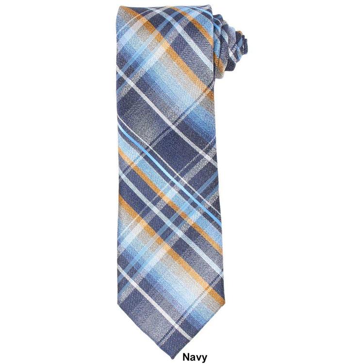 Mens John Henry® Tie - Bronx Plaid