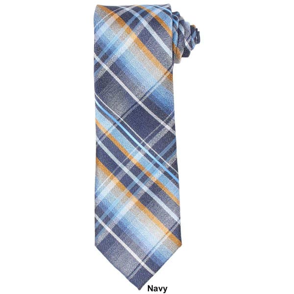 Mens John Henry® Tie - Bronx Plaid