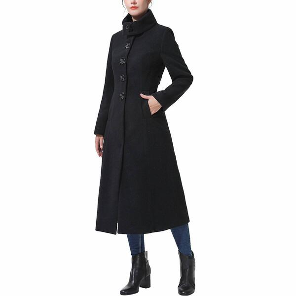 Womens BGSD Full Length Long Wool Coat