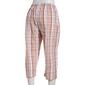 Womens Jordana Rose Plaid Seersucker Capri Pants - image 3