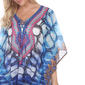 Womens White Mark Blue Aqua Caftan - image 5