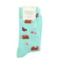 Womens Davco® Spring Butterflies & Hedgehog Crew Socks - image 2