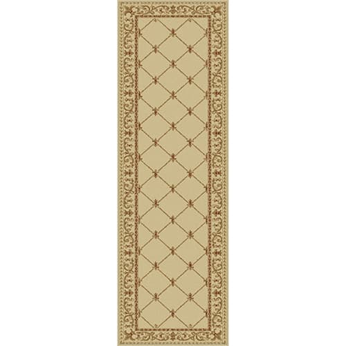 Tayse Sensation Orleans Traditional Runner - Ivory - image 