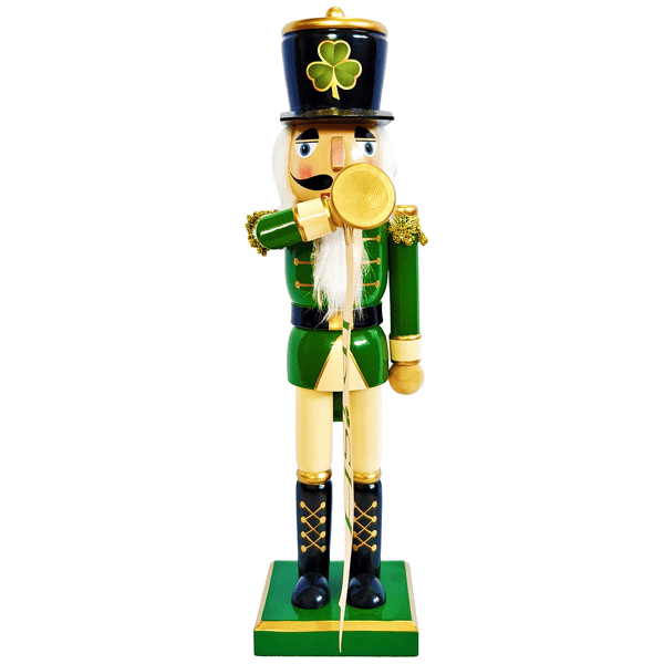 Santa''s Workshop 14in. Irish Bugler Nutcracker - image 