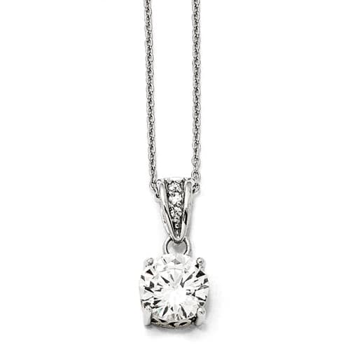 Sterling Silver Gold Plated X & O Necklace