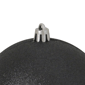 Northlight Jet Black Holographic Shatterproof Christmas Ornament - image 4