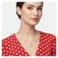 Saffron 1ctw. Moissanite Diamond Twin Cherry Pendant Necklace - image 5