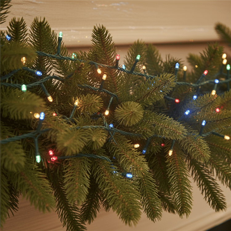 Hofert 19ft. Multicolor LED Cluster Christmas Lights