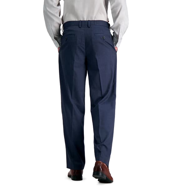 Mens Haggar® Blue Heather Shark Pants