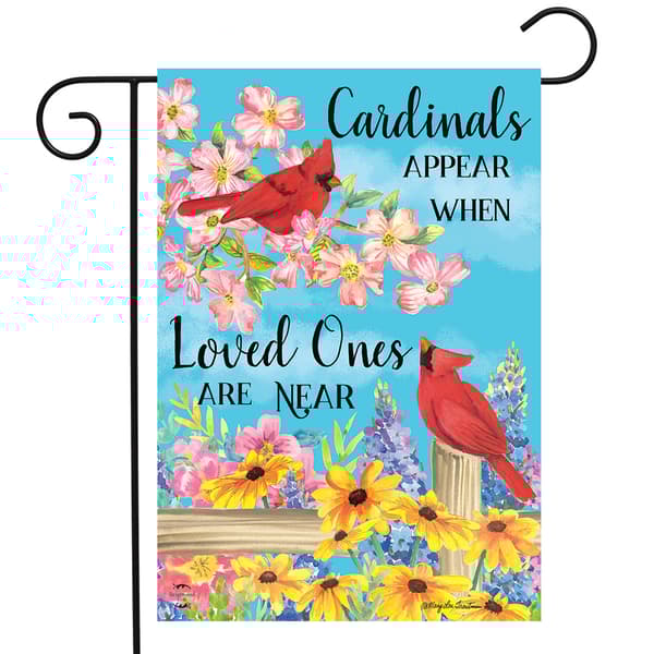 Briarwood Lane Cardinals Appear Garden Flag - image 