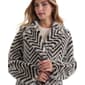 Womens Ellen Tracy Faux Fur Chevron Jacket - image 5