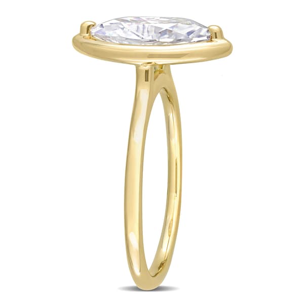 Gemstone Classics™ 10kt. Gold 1 1/2ctw. Moissanite Ring