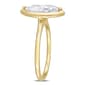 Gemstone Classics™ 10kt. Gold 1 1/2ctw. Moissanite Ring - image 3