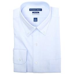 Mens Preswick & Moore(R) Regular Fit Oxford Dress Shirt - Baby Blue