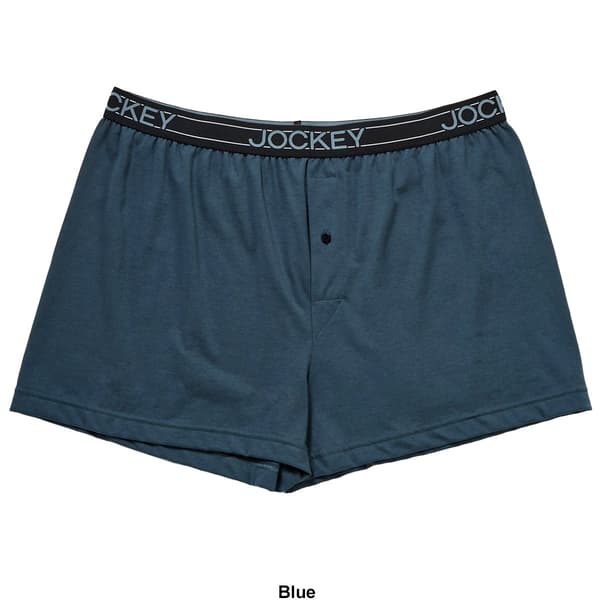 Mens Jockey&#174; Active Blend Knit Solid Boxer