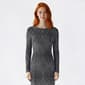 Juniors Trixxi Long Sleeve Glitter Slinky Sheath Dress - image 3