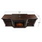 Real Flame Valmont Electric Fireplace TV Stand - image 7