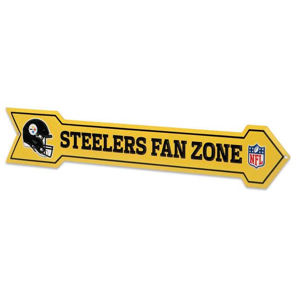 Open Road Steelers Fan Zone Arrow Wall Decor