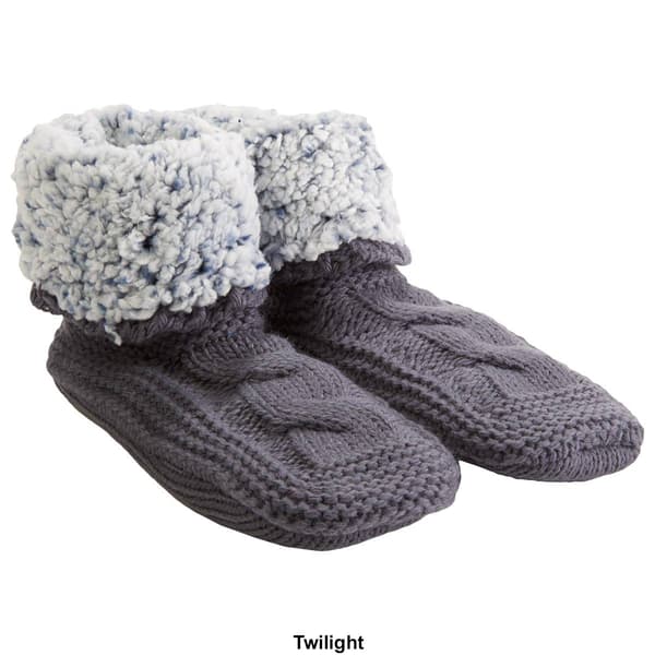 Womens MUK LUKS® Foldover Cuff Slipper Sock Boots