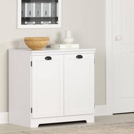 South Shore Harma Pure White 2-Door Storage Cabinet