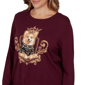 Plus Size Ruby Rd. English Countryside Queen Corgi Dog Sweater - image 5