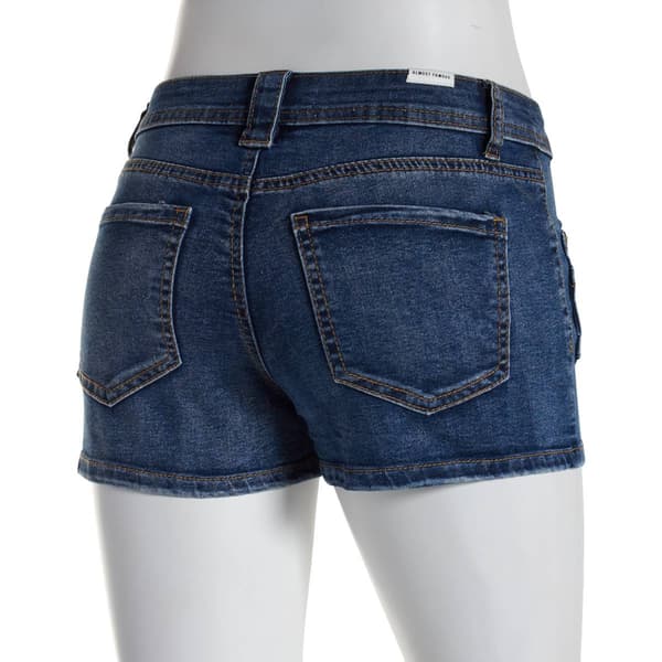 Juniors Almost Famous&#8482; Beach Bound Low Rise Denim Short Shorts