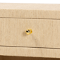 bali & pari William Grasscloth 1-Drawer Nightstand with Shelves - image 6