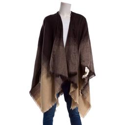 Womens Altare Ombre Ruana - Mocha
