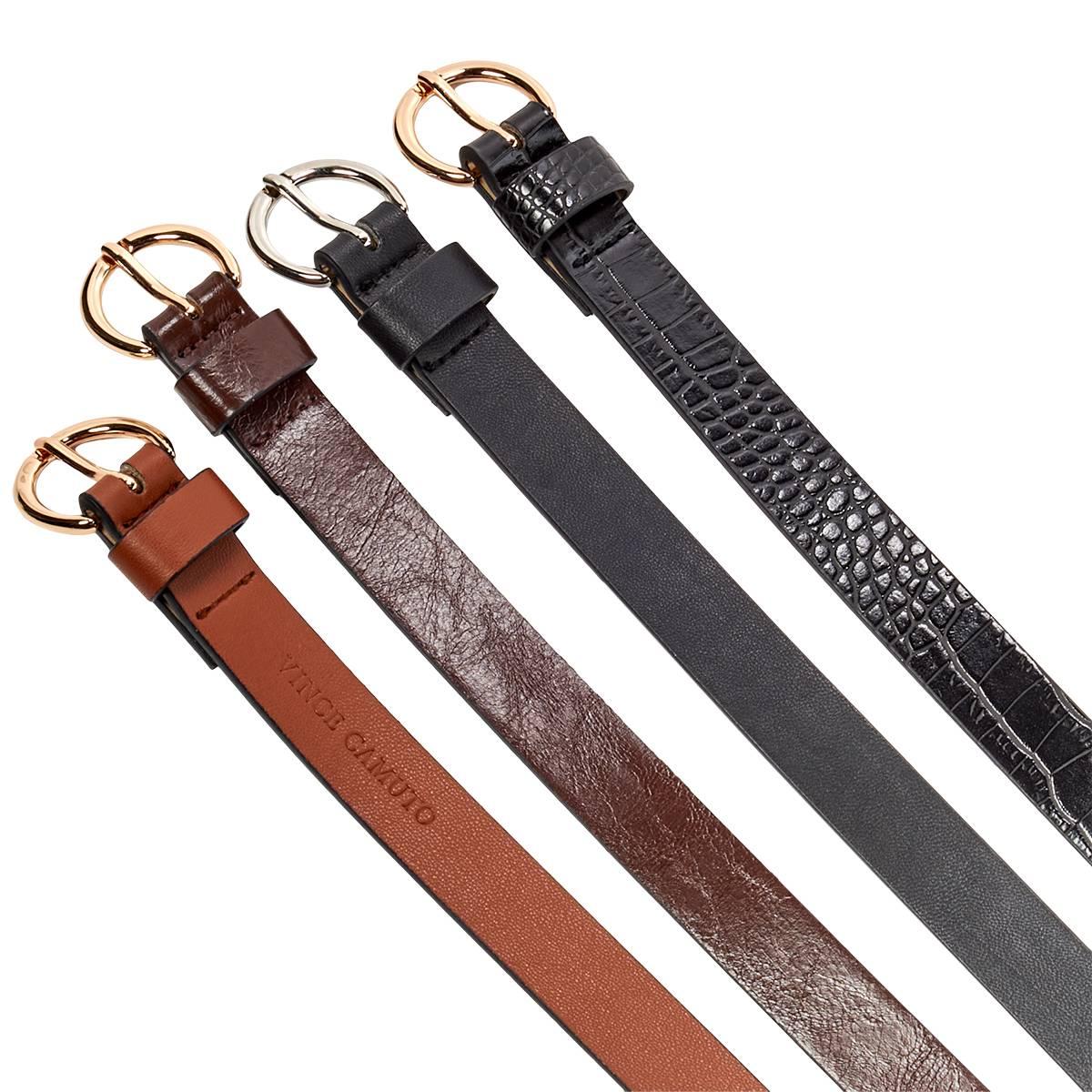 Womens Vince Camuto 4 For 1 Black/Brown Belts