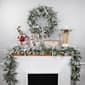 Northlight Seasonal 30in. Pre-Lit Pine Flocked Christmas Wreath - image 2
