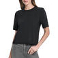 Womens DKNY Short Sleeve All Over Rhinestone Tee - image 4