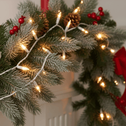 Hofert Everglow 38ft. Chasing Clear Mini Christmas Lights