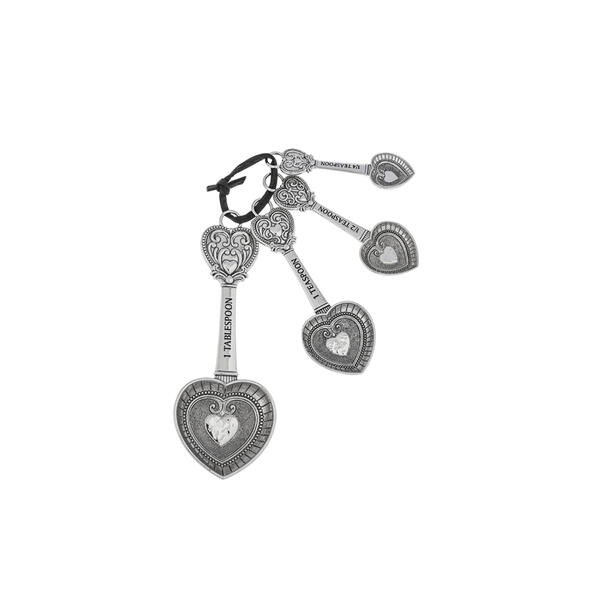 Ganz Hearts Measuring Spoons -  Set of 4 - image 