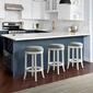 New Ridge Home Goods Avery Counter-Height Barstool - White - image 2