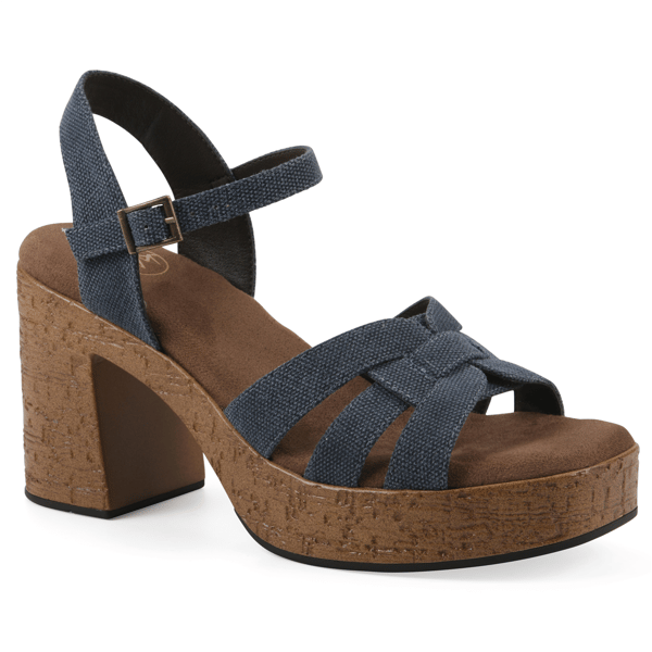 Womens White Mountain Barista Platform Sandals - image 