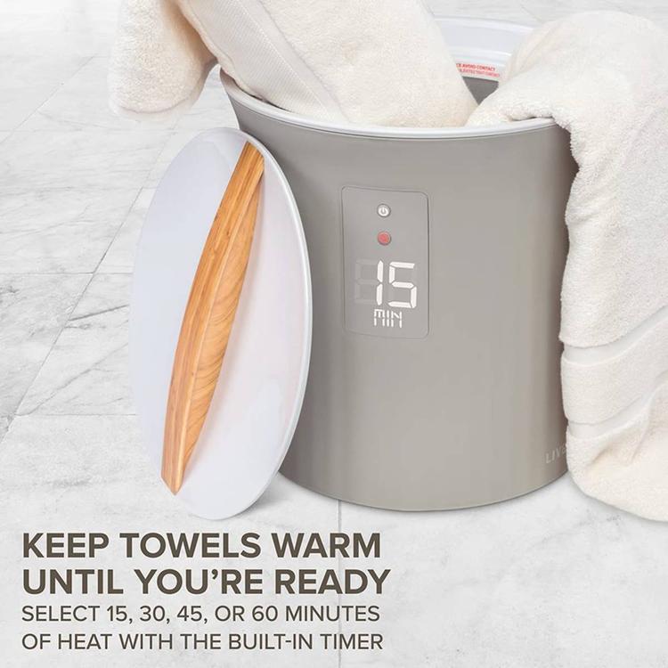 LiveFine Small Bucket Style Electric Towel Warmer