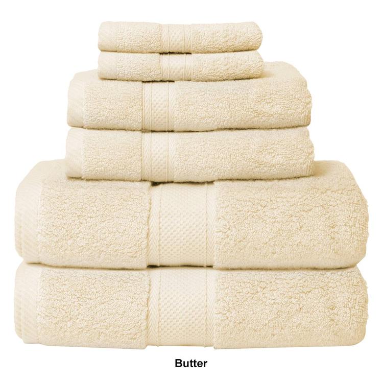 Zero Twist Hotel 6pc. Bath Towel Set