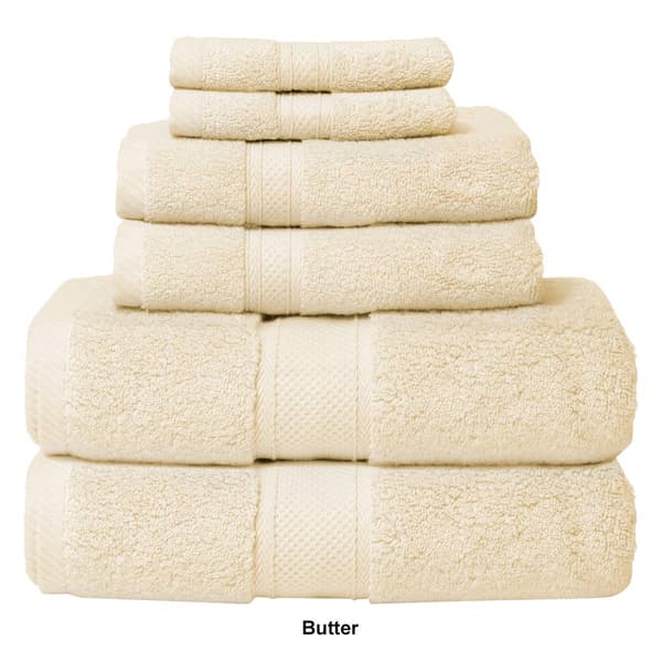 Zero Twist Hotel 6pc. Bath Towel Set