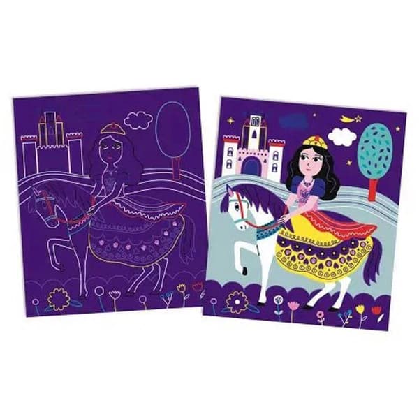 Princesses Scratch Art Kit