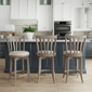 HH2 Home Savana Grey Wood Counter Height Swivel Stool - image 8