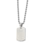 Mens Gentlemen's Classics&#8482; Reversible Steel Dog Tag Necklace - image 2