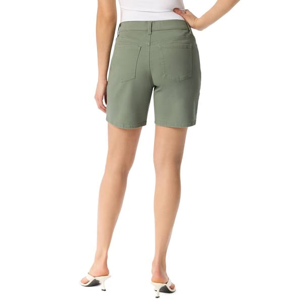 Womens Gloria Vanderbilt Amanda Solid Denim Shorts