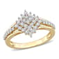 Diamond Classics(tm) 14kt. Gold 1/2ctw. Diamond Cluster Ring - image 1