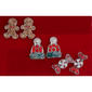 Gingerbread Man/Snow Hat/Candy Trio Earrings - image 1